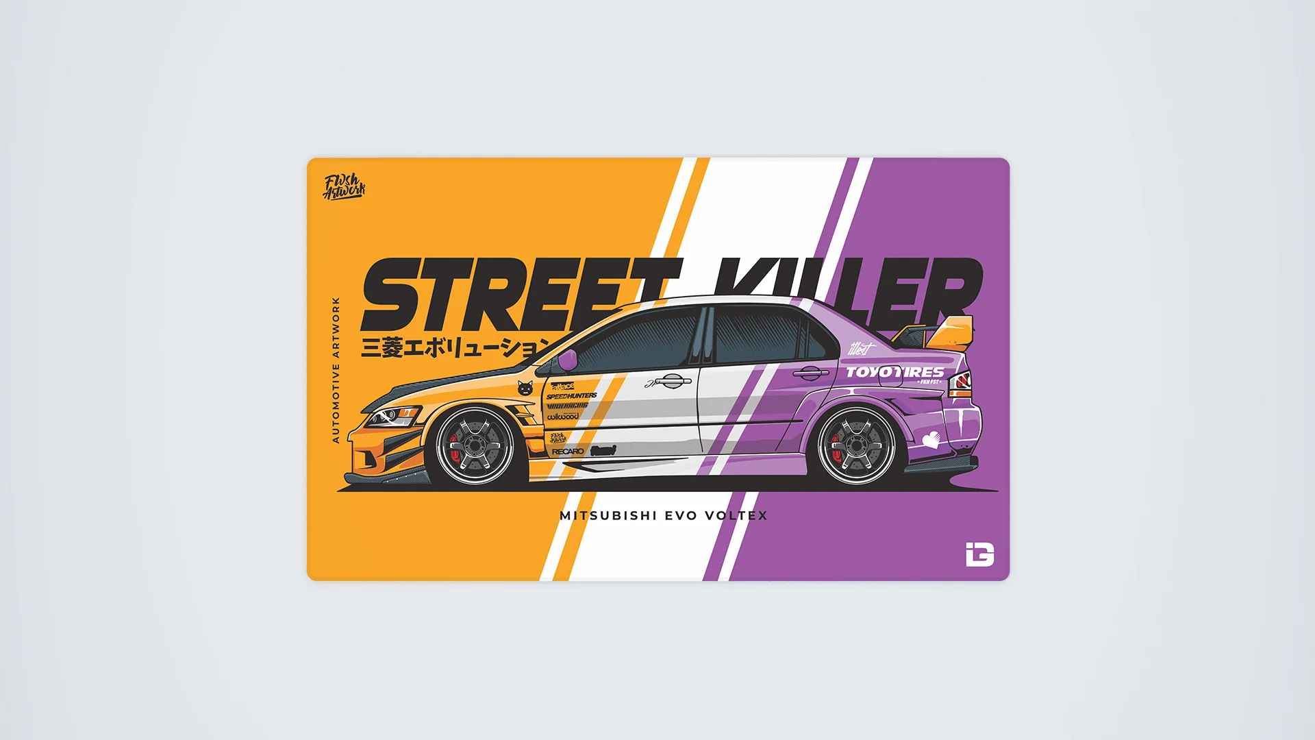 Evo Voltex Twin Stripe - Image 12
