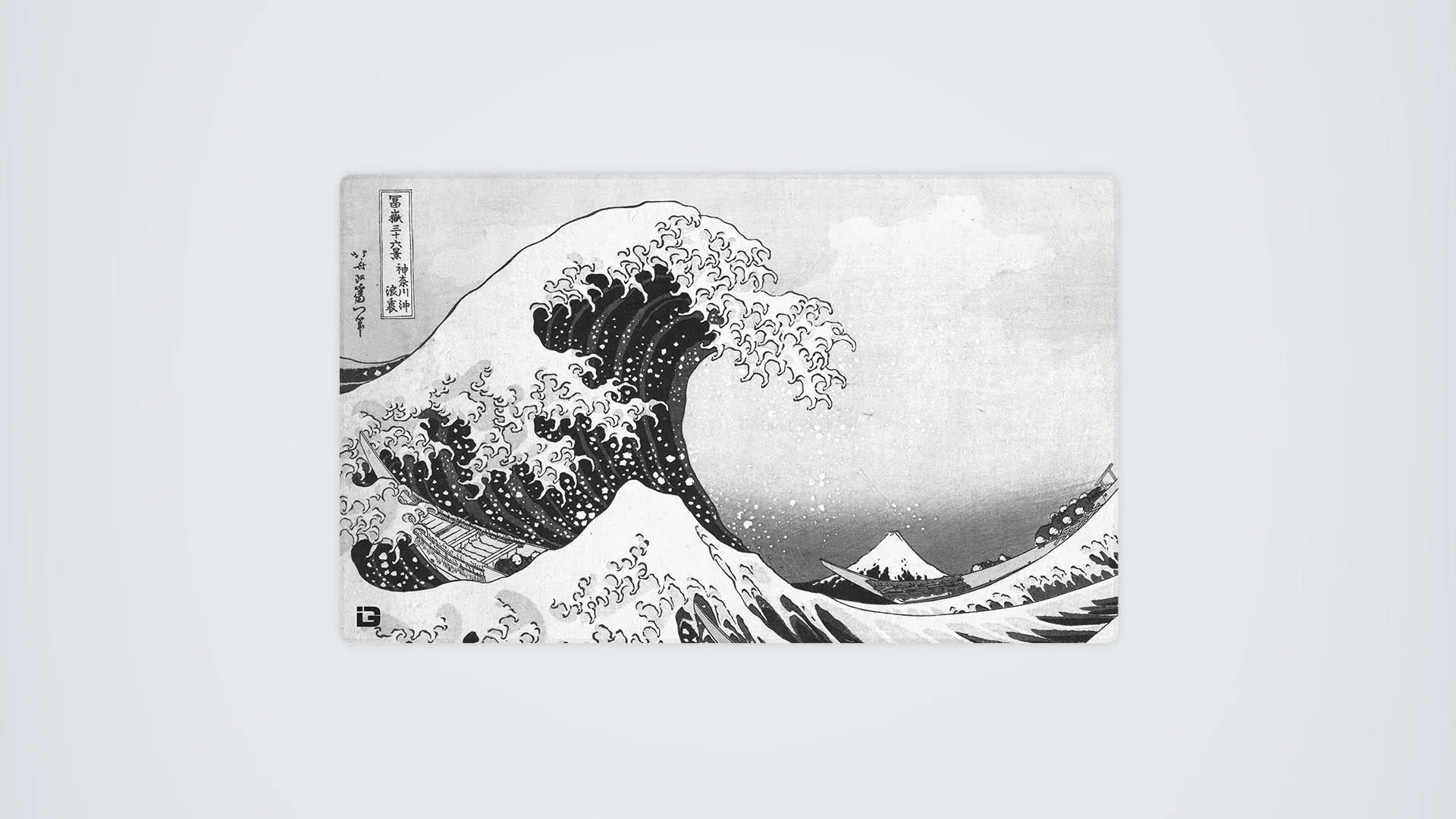Hokusai Wave mono Playmat