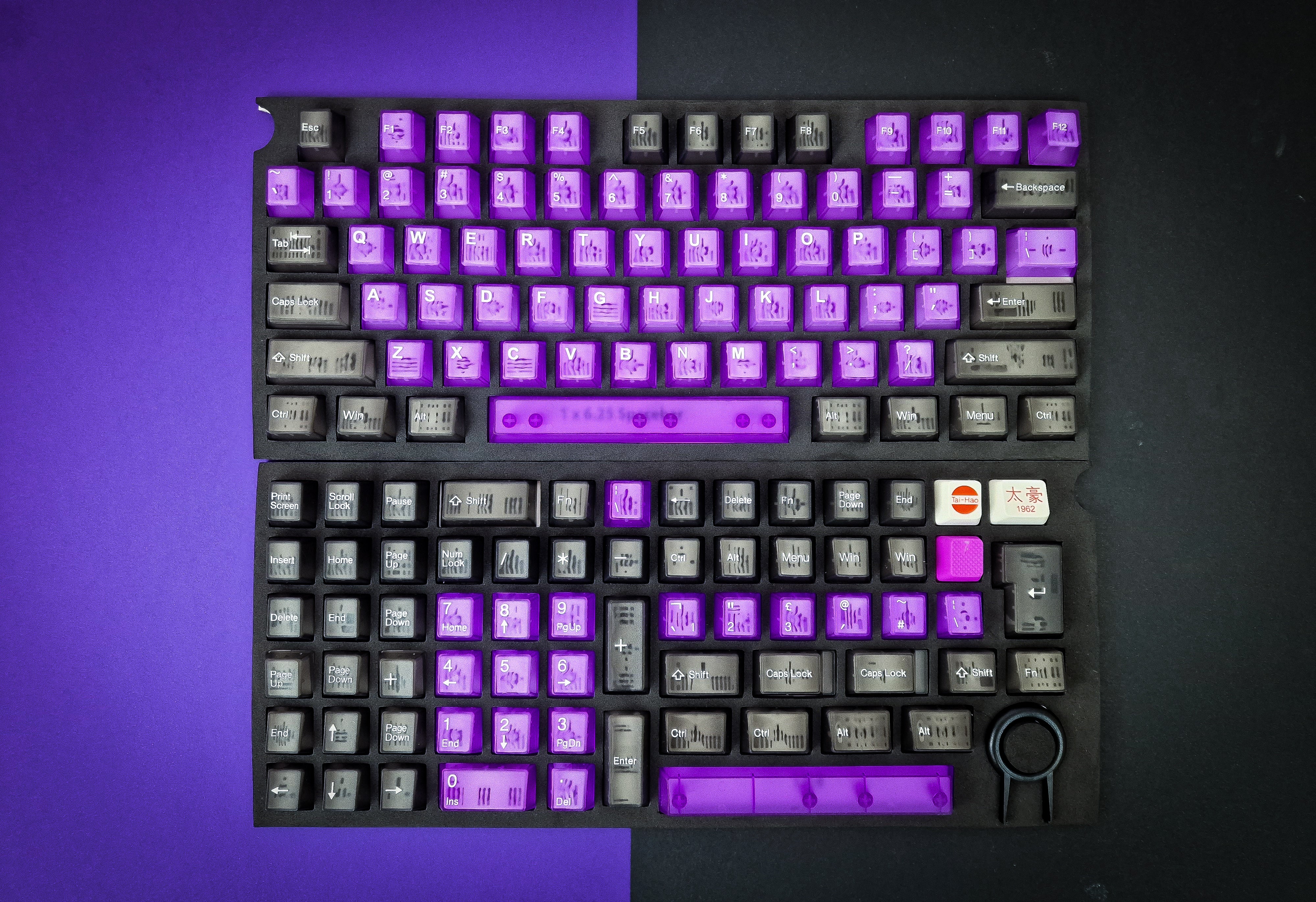 Translucent Purple Boom Keycap Set - Image 2