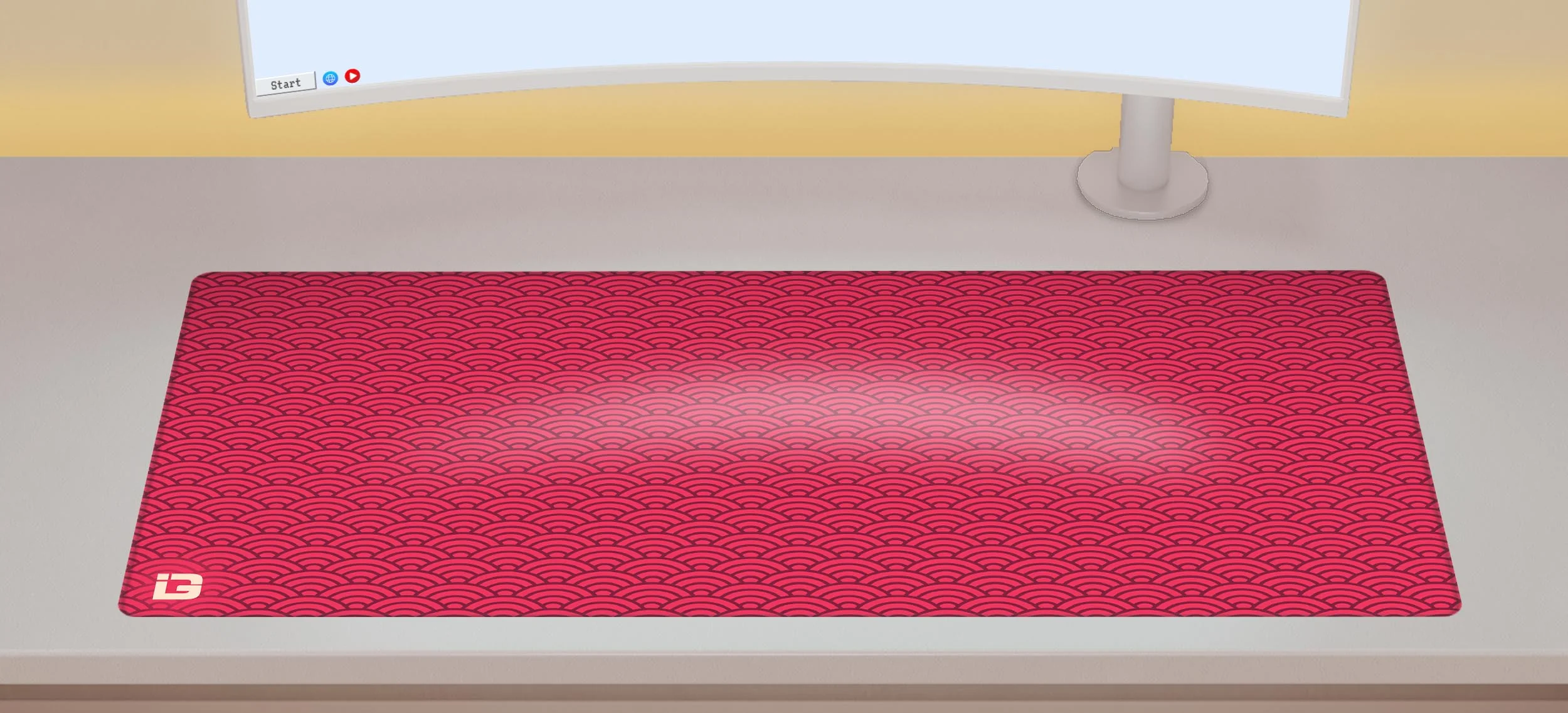 Oriental Red Waves - Image 2