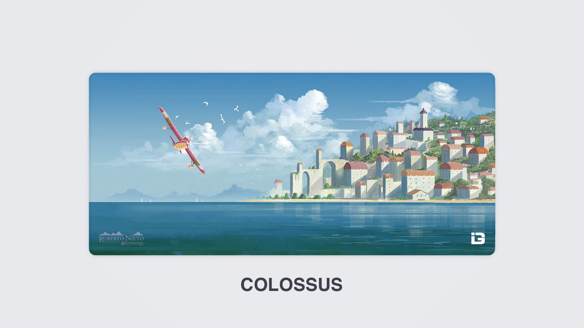 Red Bird and Coastal City - Image 10