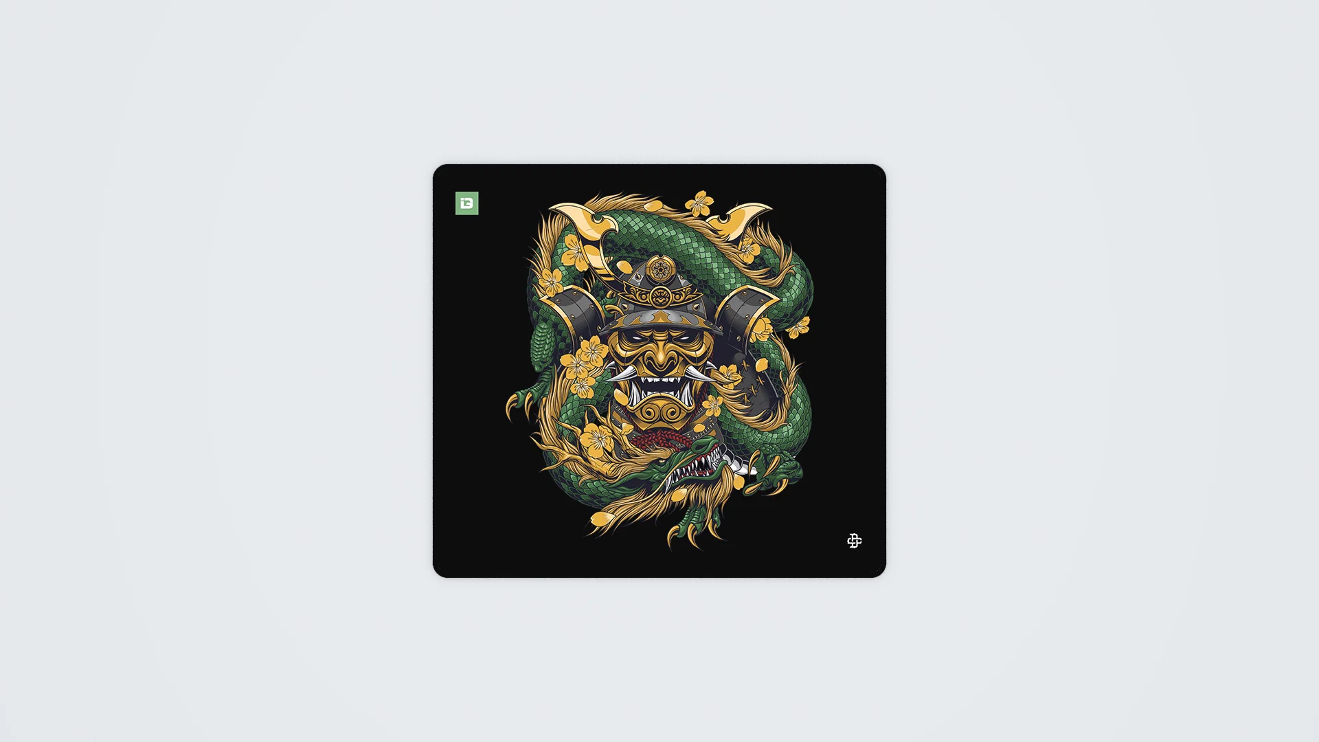 Samurai Mask Embraced Green - Image 7