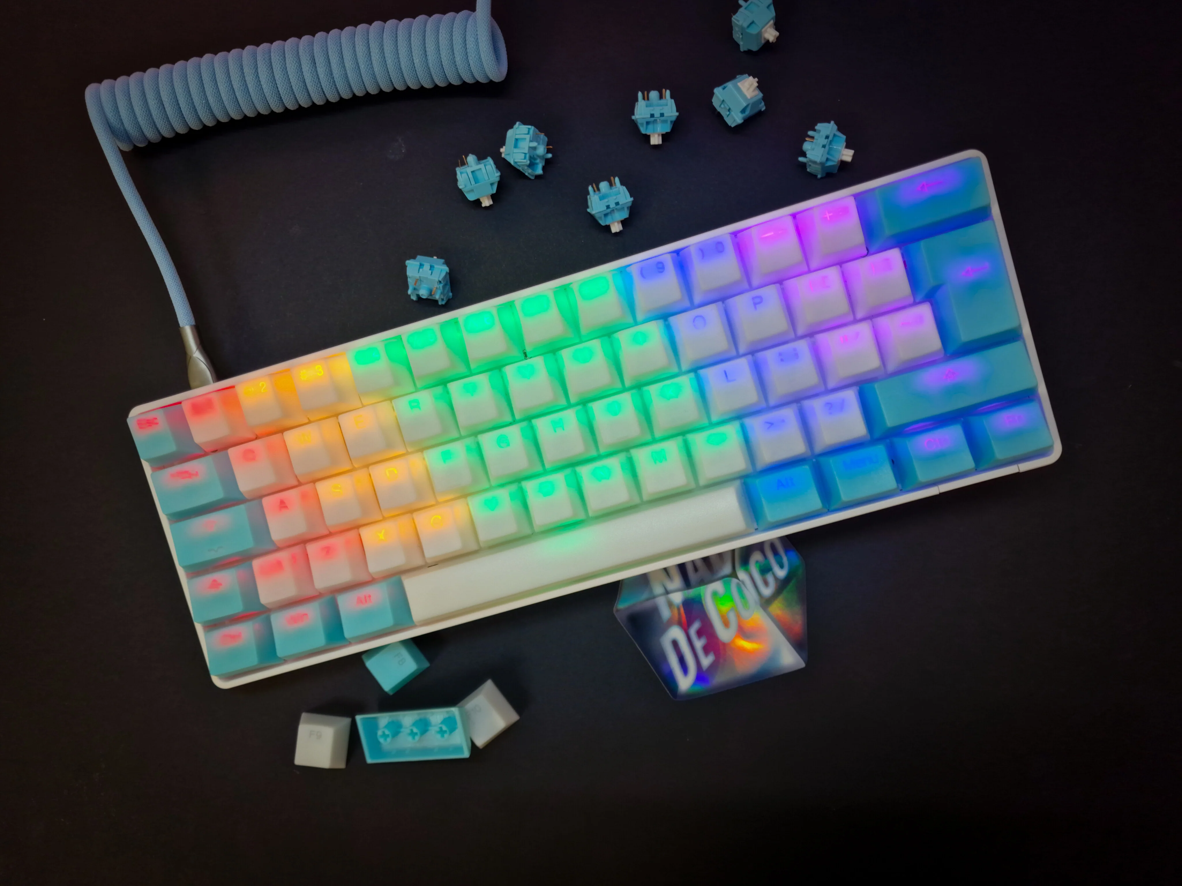 Translucent Nata De Coco Keycap Set - Image 3