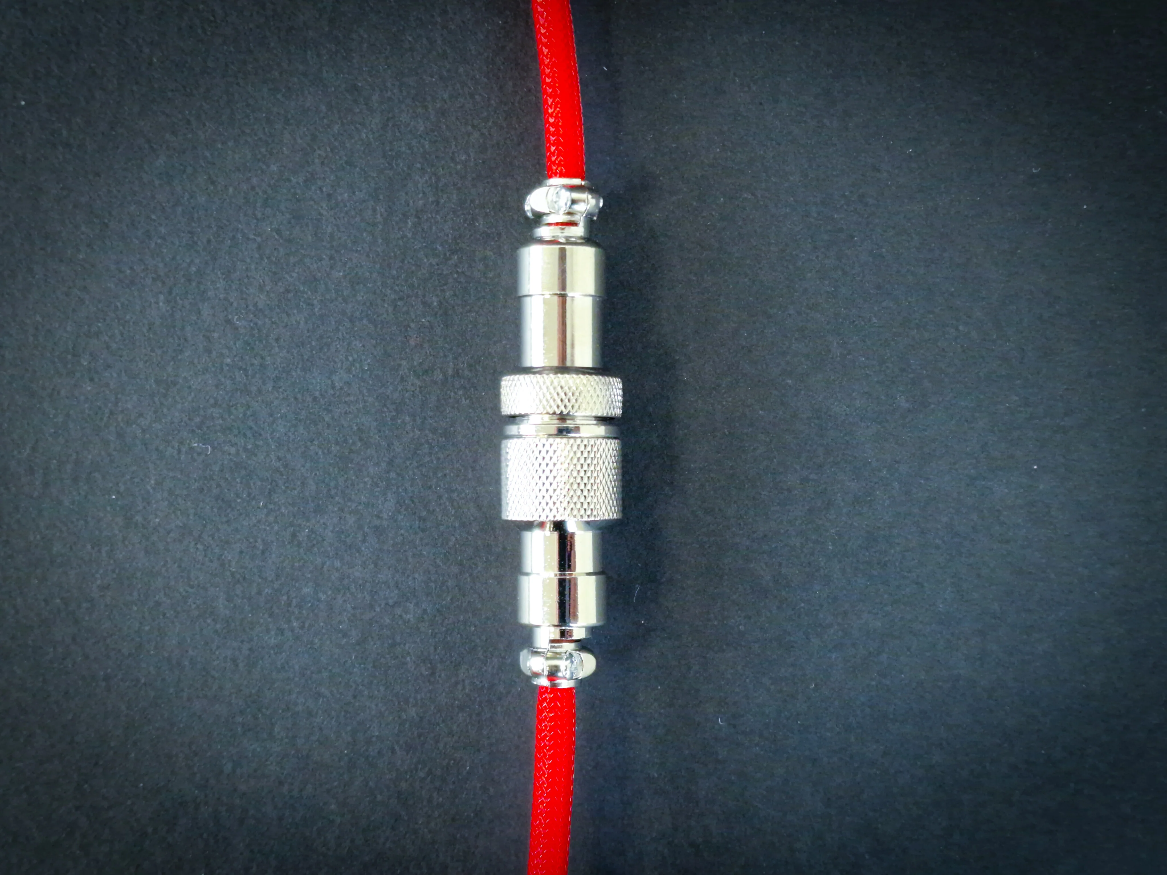 Vibrant Red Coiled Aviator Cable - Image 4